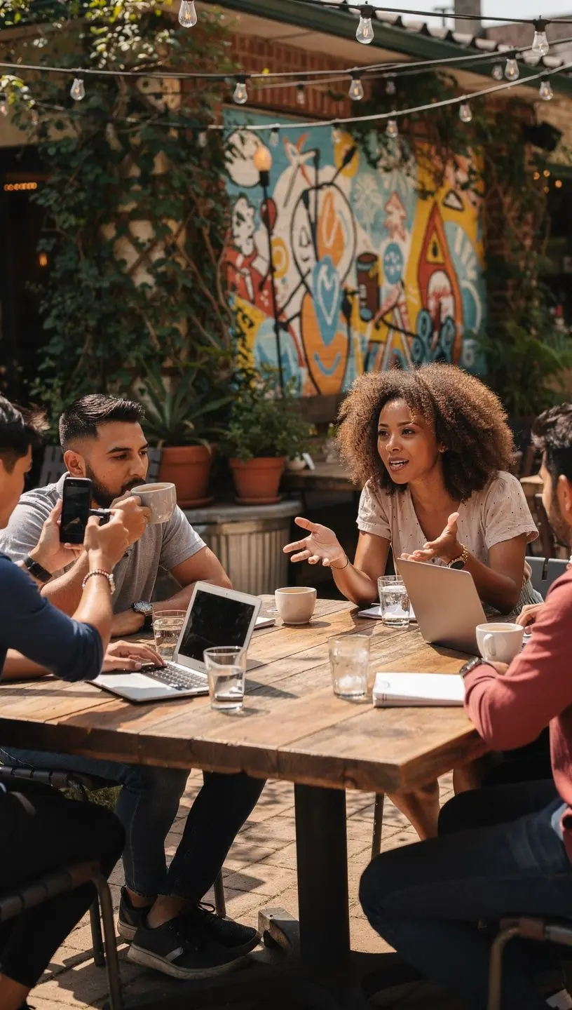 Building trust in knowledge-sharing communities illustration.